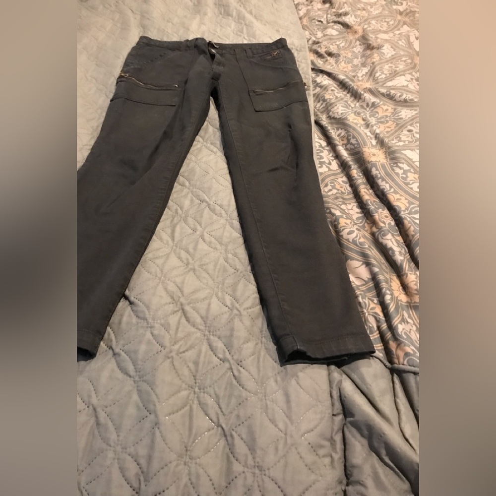 Black chino pants